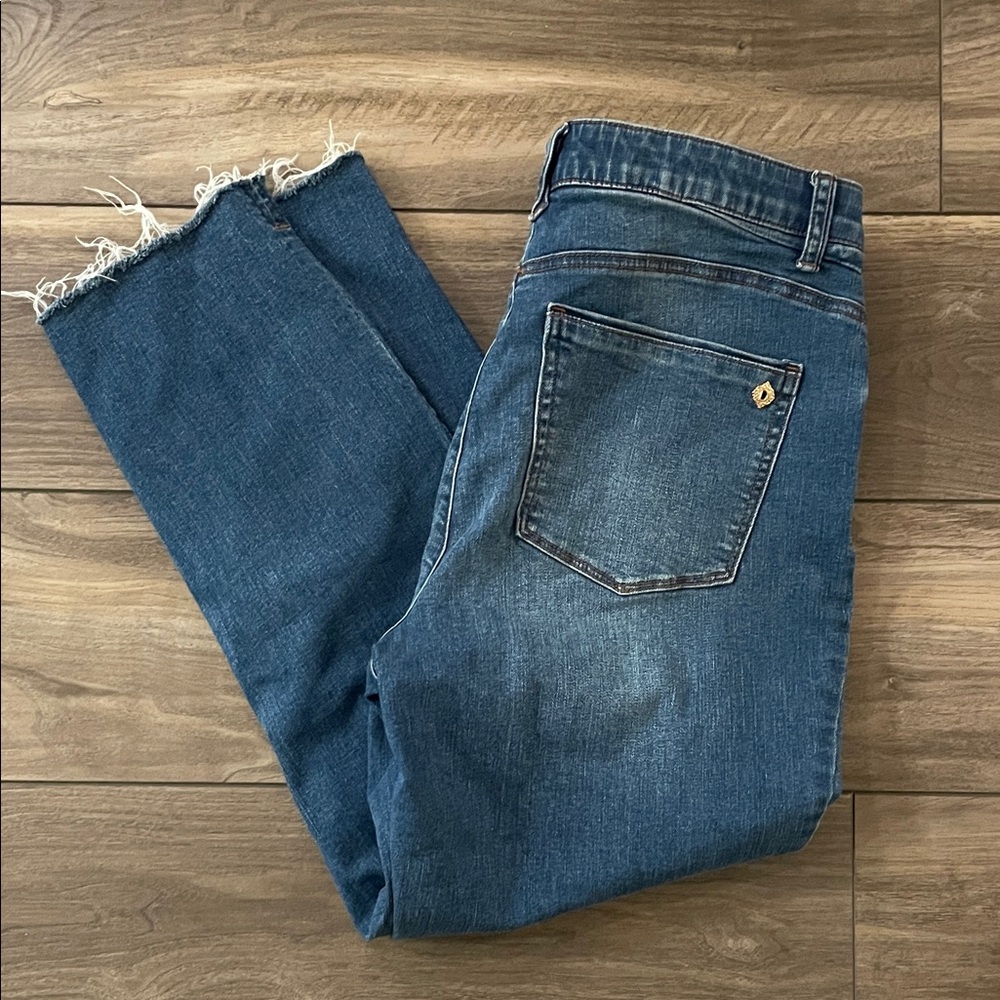 Distressed Blue Denim Jeans